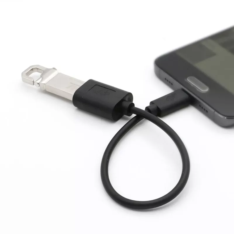 TB kaabel OTG USB AF - USB C 15cm must (AKTBXKU4PAC015B)