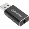 Sisemine USB Type-A – 3,5 mm DAC-adapter Sharkoon DAC Pro S — 2 V väljund, must, kompaktne (42×17,3×9,7 mm)