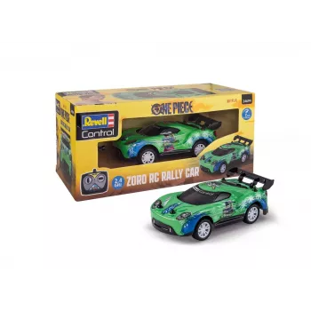 RC ralliauto REVELL One Piece Zoro — kaugjuhitav mudel, kollektsionääridele mõeldud teemakujundus