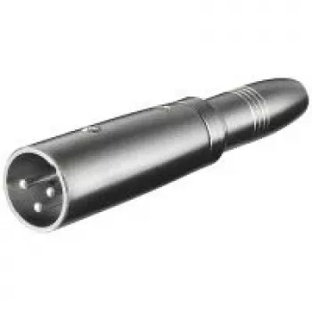 Wentronic Goobay XLR-adapter - XLR-pistik (3-kontaktiline) > 6,35 mm pesa (2-kontaktiline, mono) (27454)