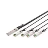 Otseühenduskaabel Digitus DN-81325 40G QSFP+ kuni 4x SFP+ 5 m