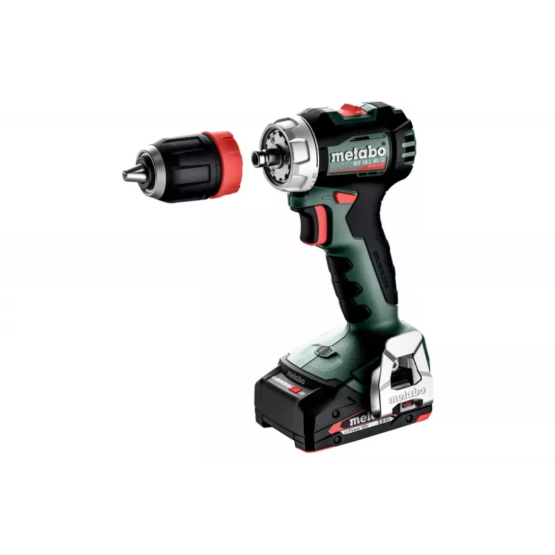 Püstolkäepidemega puur Metabo BS 18 L BL Q, 1700 RPM, 1,3 kg