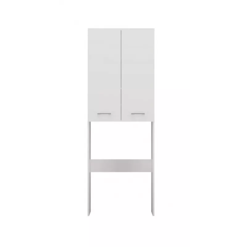 Vannitoa hoiukapp Top e Shop POLA DD BIEL — seinakinnitusega, valge raam, 4 riiulit