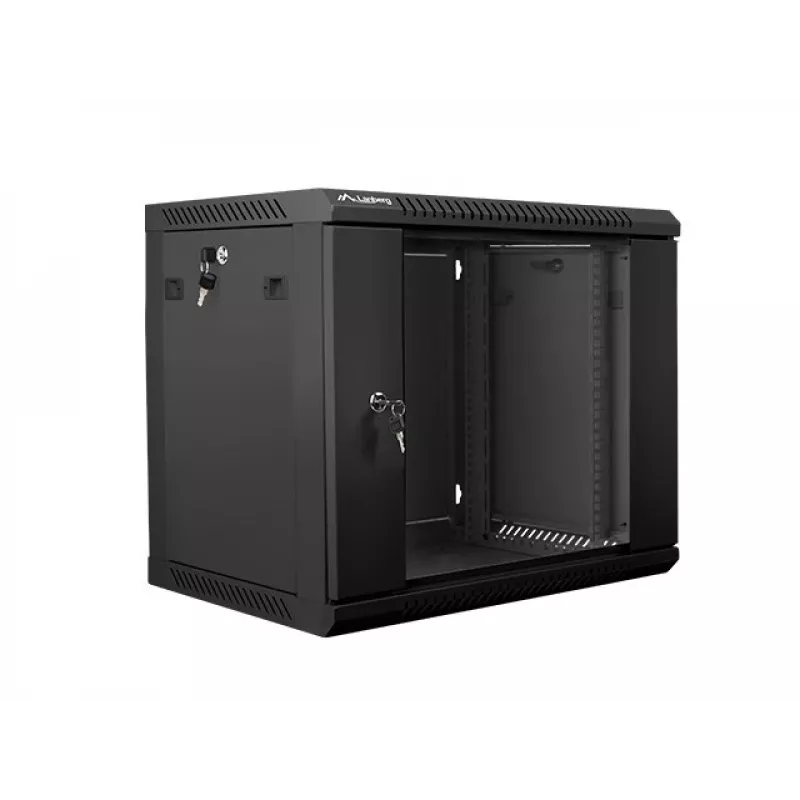 Seinale kinnitatav rack LANBERG 9U (600×450×507 mm) IP20, max koormus 60 kg, must