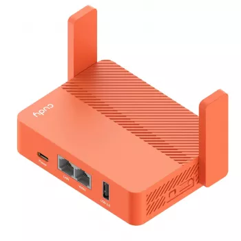 Kaasaskantav ruuter Cudy AC1200 (TR1200) — Oranž, vahelduvvoolutoide, 1x RJ-45 LAN/WAN, USB 2.0