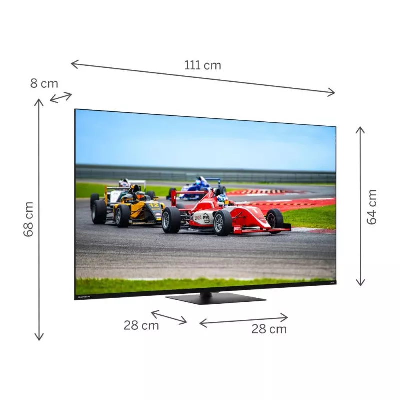 Thomson 50QG7C14 TV 127 cm (50) 4K Ultra HD teler Wi-Fi must