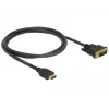 DeLOCK 85652 Videokaabli-adapter 1 m HDMI Type A (Standard) DVI must (85652)