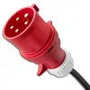 Qoltec mobiilne elektriauto laadija reguleeritav 2in1 Type2 | 7kW | 230V | CEE 3-pistik | Wi-Fi | LCD | kaasaskantav | seinakarp | 5m