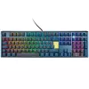 Ducky One 3 Daybreak RGB mänguklaviatuur, USB, saksa, must, sinine, roheline