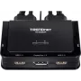 Trendnet TK-220DPI klaviatuuri/video/hiire (KVM) lüliti must (TK-220DPi)
