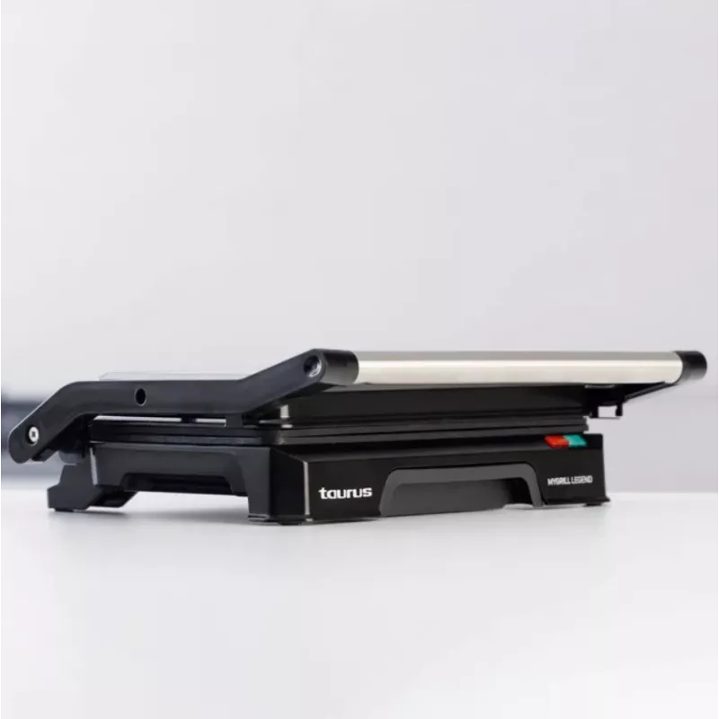 Kontaktgrill Taurus MYGRILL LEGEND 1000 W, roostevaba teras/must, küpsetuspind 230×145 mm