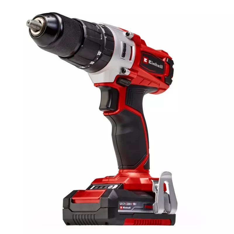 Einhell TE-CD 18/2 18750 RPM Keyless 1,45 kg Must, Punane