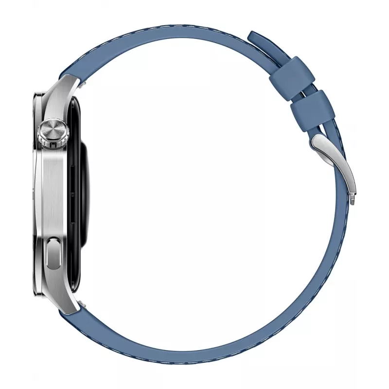 Nutikell HUAWEI WATCH GT5 46mm — 1,43 tolli AMOLED, GPS, 524 mAh, roostevabast terasest korpus, sinine kootud rihm