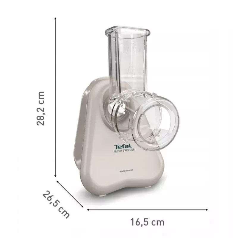 Elektriline köögiviljariiv Tefal Fresh Express DN853BE0 — 150 W, 3 vahetatavat otsakut, 1 kiirus, kreem
