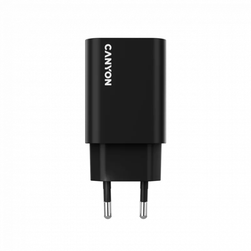 Seinalaadija CANYON OnCharge 30CL 30W PD 1-port EU pistik Must