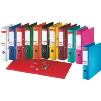 Esselte Lever Arch File Standard PP, 30% tarbimiseelset taaskasutatud kilet, FSC® ilma metalljalata, A4/50 mm
