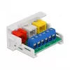 RCA-moodul DeLOCK Easy 45 3 x RCA emane port 22,5 x 45 mm