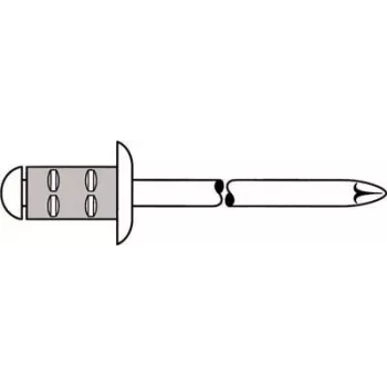 Blindineet GESIPA Polygrip 4,8×25 Al/St, haardevahemik 11,0–19,5 mm — pakendis 250 tk