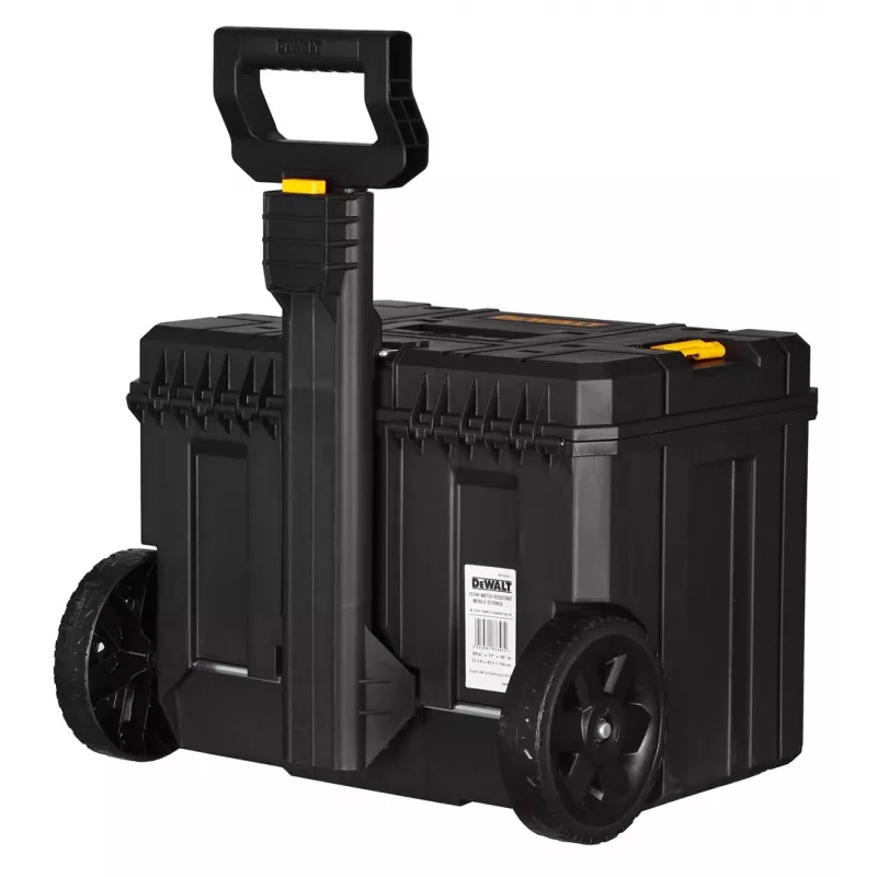 Tööriistakast DeWalt DWST83347-1 polükarbonaat, IP54, 512×435×635 mm, 50 kg kandevõime, rattad, teleskoopkäepide