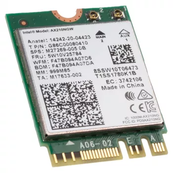 Sisemine WLAN Intel Wi-Fi 6E AX210
