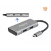 USB Jaotur DeLOCK Väline USB 10 Gbps USB-C Jaotur 63260