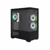 Arvutikorpus CHRONIX V2 Mid Tower ARGB ventilaator x3 must