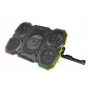 Sülearvuti jahutusalus ESPERANZA EGC107 — 3 ventilaatorit 1200–2600 p/min, 390×255×38 mm, USB PD, RGB, 5 kõrgusasendit, must