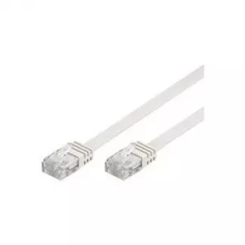 Wentronic Goobay CAT 5e tasane patch-kaabel, U/UTP, valge, 2 m - CCA vase segu (93359)