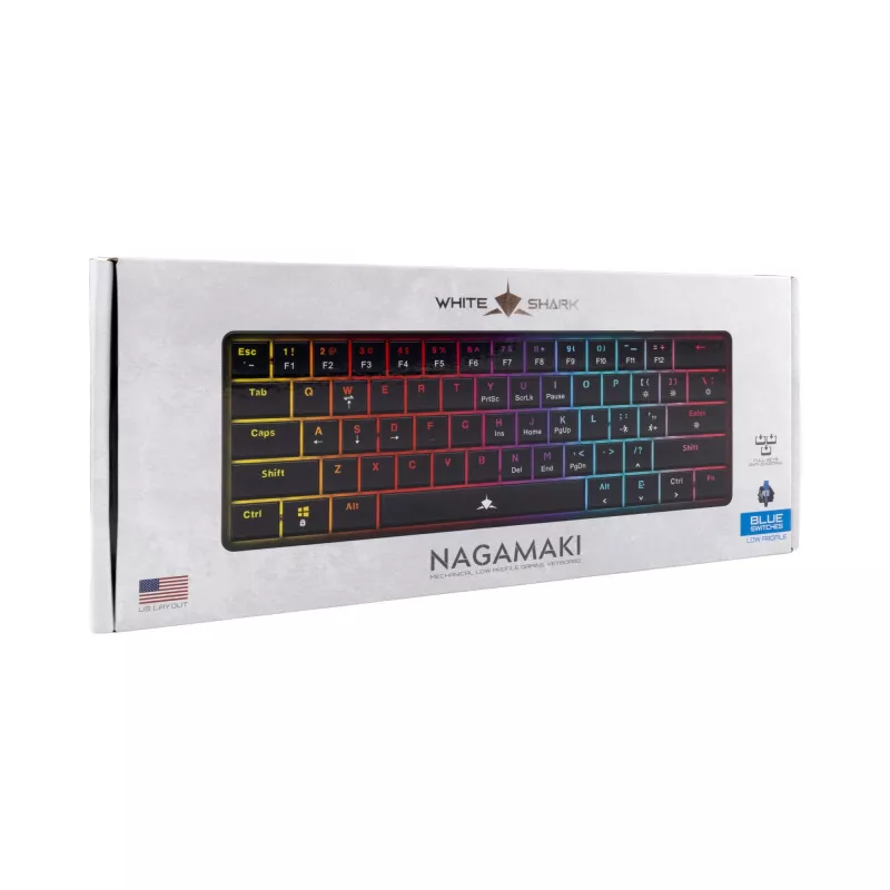 White Shark GK-006121 Nagamaki Must-Mehaaniline / US-Blue.SW