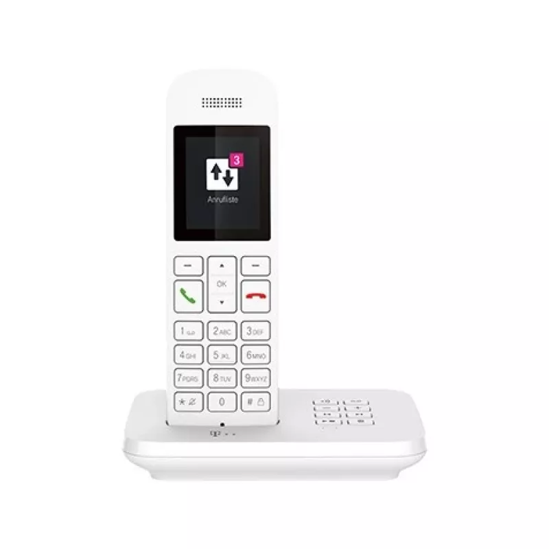 Telekom Sinus A12 analoog-/DECT-telefon valge