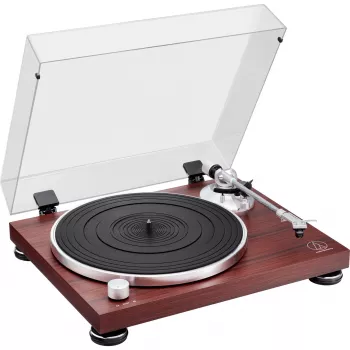 Rihmveoga helipleier Audio-Technica AT-LPW50BTRW Pruun Manuaalne