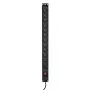 Activejet COMBO 12 pistikupesaga pikendusjuhe 1,5m must