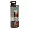 Utility knife WEDO 78 830 with snap-off blade, ergonomic handle, 1 pc, Must/red/silver