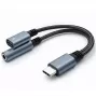 Adapter 2in1 USB-C USB-C Jack 3.5mm PD 15W