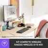 Logitech Wireless Combo MK220 - klaviatuuri- ja hiirekomplekt - juhtmevaba - 2,4 GHz - itaalia - tumehall (920-003721)