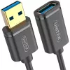 UNITEK Y-C457GBK USB kaabel USB 3.2 Gen 1 (3.1 Gen 1) 1 m USB A Must