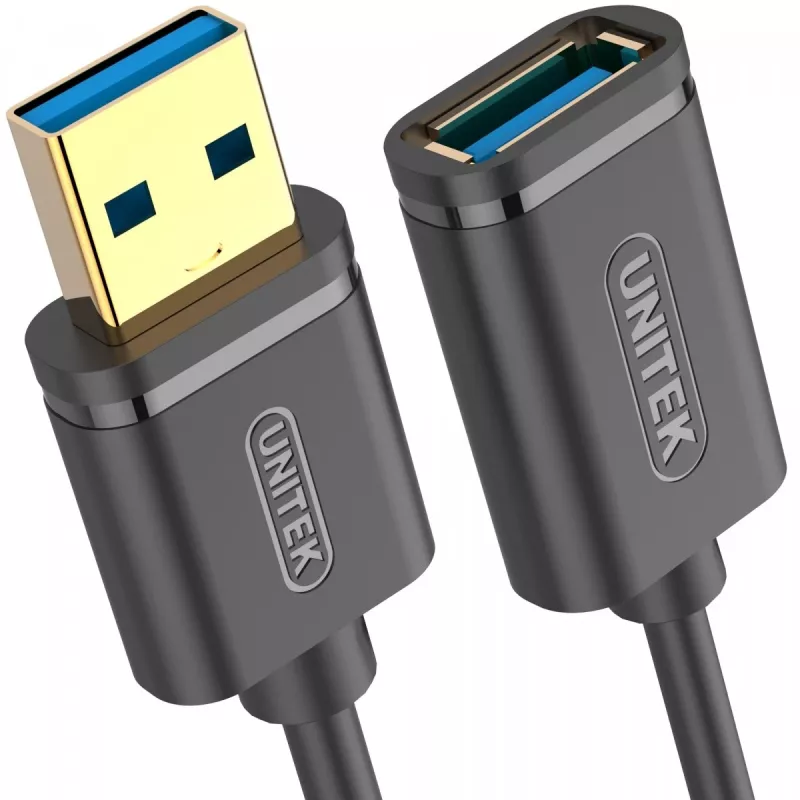 UNITEK Y-C457GBK USB kaabel USB 3.2 Gen 1 (3.1 Gen 1) 1 m USB A Must