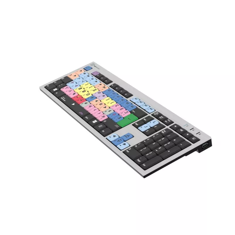 Logickeyboard LKB-MCOM4-AJPU-FR klaviatuur USB AZERTY prantsuse hõbedane (LKB-MCOM4-AJPU-FR)