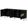 Cama INSERTO 3D1W kummut 190x40x80 must + LED