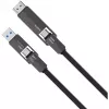 USB4 HDMI kaabel 4smarts ComboCord 240W 1,5 m – USB4-lt HDMI-le, 240W toiteedastus, 1,5 m pikkus