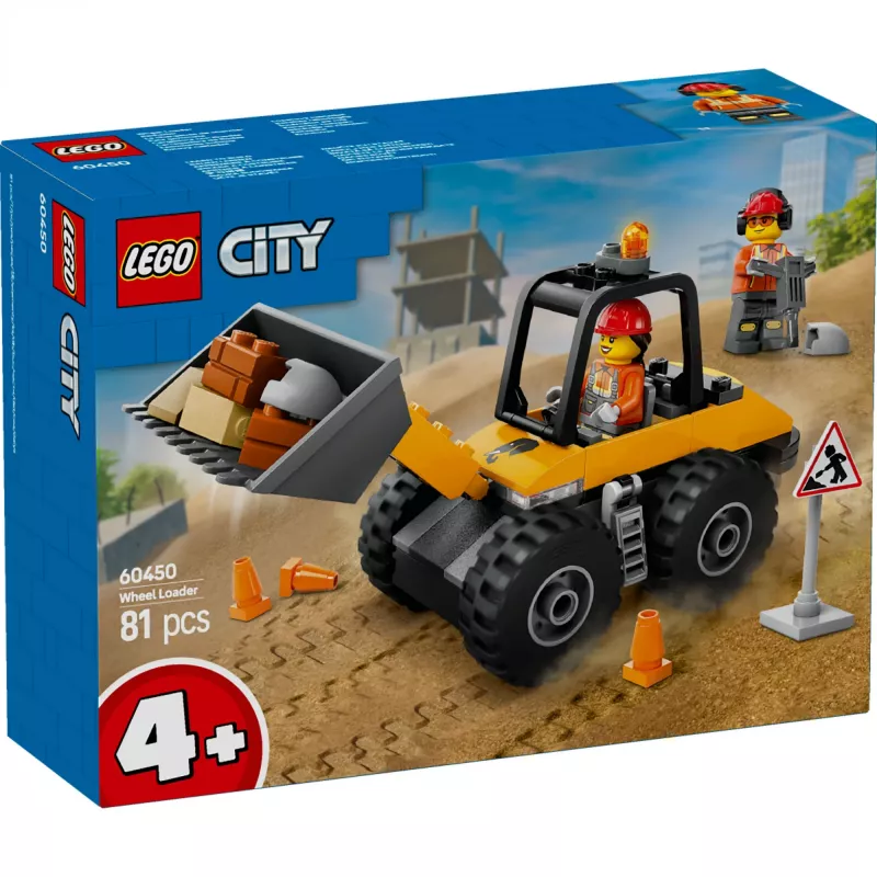LEGO City 60450 Kollane ratastega laadur