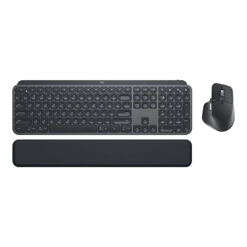 Logitech MX Keys Combo for Business - klaviatuuri ja hiire komplekt - taustvalgustusega - juhtmevaba - Bluetooth LE - QWERTY - GB - grafiit