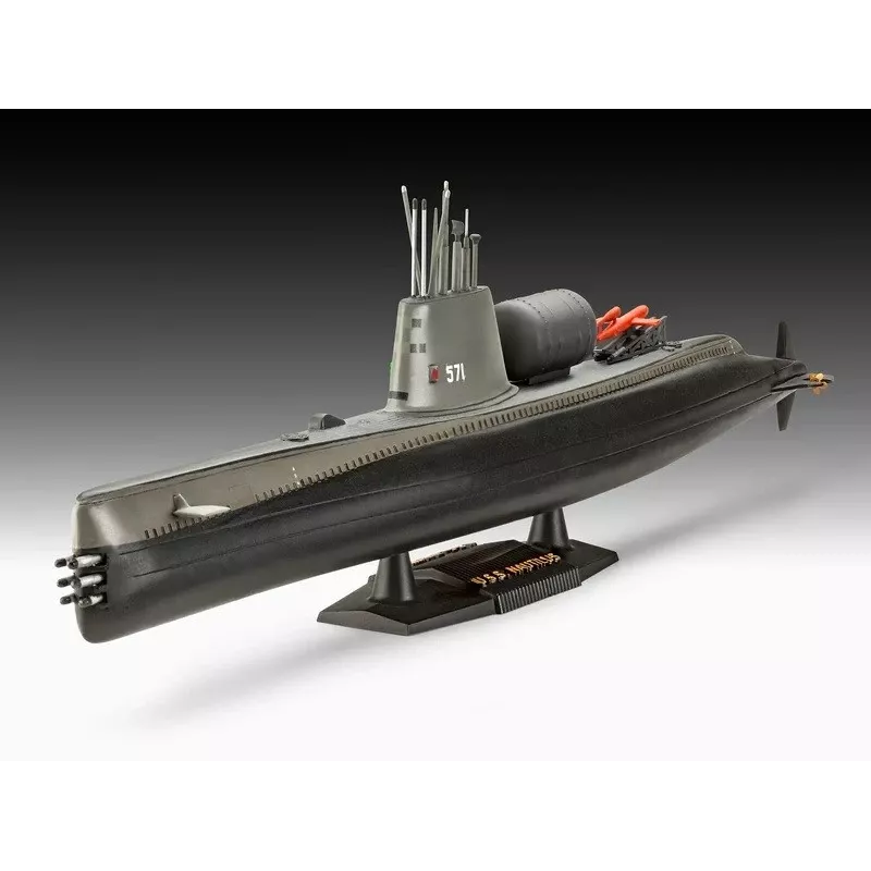 Plastikust mudellaev REVELL U.S.S. Nautilus mõõtkavas 1:305, komplekt 05184