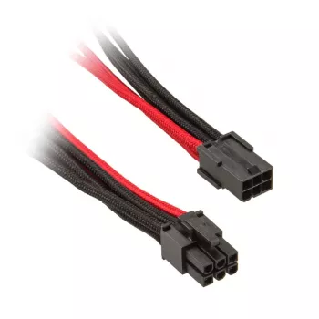 SilverStone 6-Pin-PCIe-st 6-Pin-PCIe-ni kaabel 250 mm - must/punane