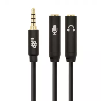 Adapter TB 3.5mm MiniJack jaotur 1x 3,5 mm isane 2x 3,5 mm emasele, mudel AKTBXAJ0P2J030B