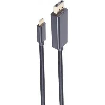 shiverpeaks BS10-62025 DisplayPort-kaabel 1 m USB USB-C must (BS10-62025)