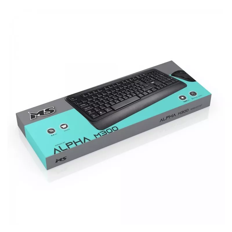 Juhtmeta klaviatuuri ja hiire komplekt Alpha M300