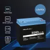Laetav LiFePO4 aku QOLTEC 12.8V 30Ah 384Wh koos BMS-iga