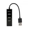 Sbox H-204 USB 4 pordi jaotur must