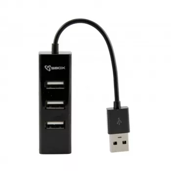Sbox H-204 USB 4 pordi jaotur must